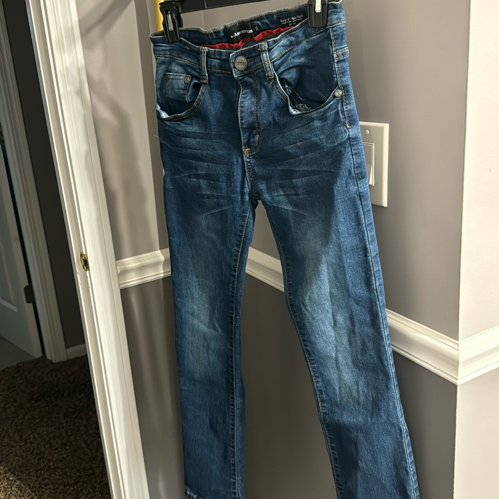 Boys Preteen Amsterdamn Jeans Size 14 Blue